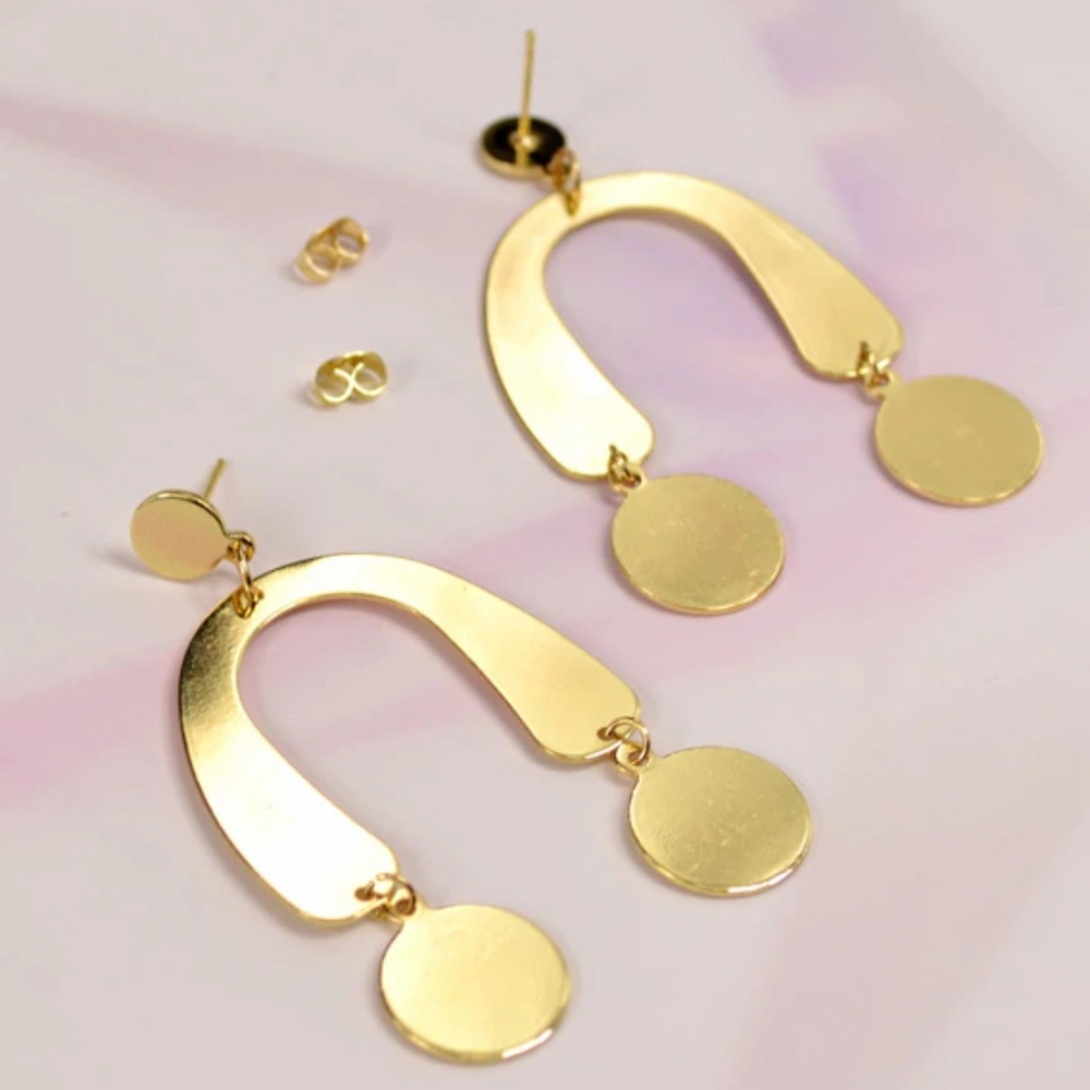 Geometric Drop Earrings